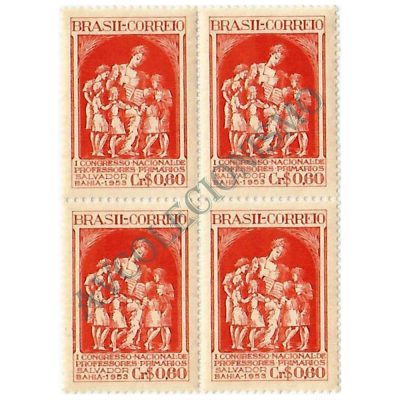 QC0324 - 1º Congresso Nacional de Prof. Primários - Salvador/BA - 1953 - MINT