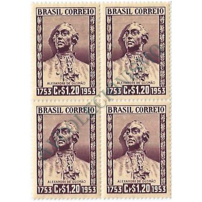 QC0327 - Bicentenário da morte de Alexandre de Gusmão - 1954 - MINT
