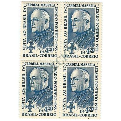QC0367 - 36º Congresso Eucarístico Internacional, RJ e visita do Cardeal Legado Bento Aloisi Masella - 1955 - NNN