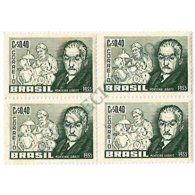 QC0370 - Homenagem a Monteiro Lobato, (1882-1948) - Escritor - 1955 - NN