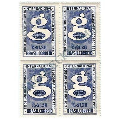 QC0374 - Propaganda do 18º Congresso Internacional de Geografia - Rio de Janeiro - 1956 - NNN