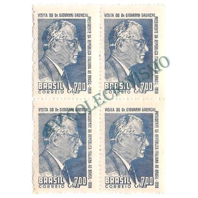 QC0421 - Visita do Presidente Giovanni Gronchi - 1958 - MINT