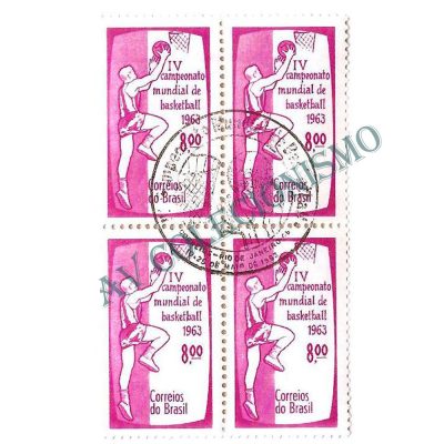 QC0488CBC - IV Campeonato Mundial de Bola-ao-Cesto - RJ - 1963 - CBC