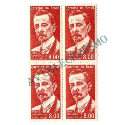 QC0508 - Centenário do nascimento do Político Lauro Muller - 1964 - NNN