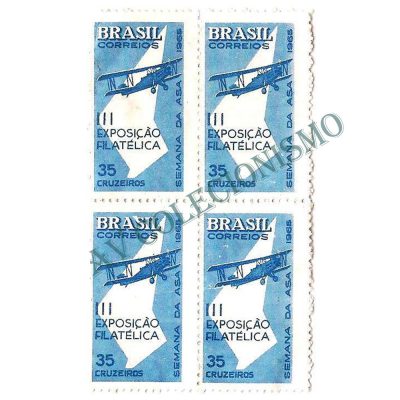 QC0540 - Semana da Asa e III Exposição Filatélica - 1965 - NNN