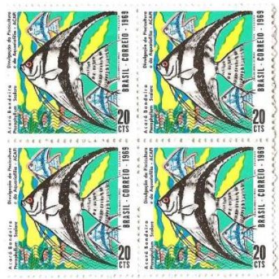 QC0639 - Divulgação da Piscicultura e da Aquariofilia - 1969 - MINT