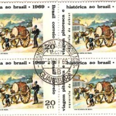 QC0654CPD - Bicentenário do nascimento do pintor Jean Baptiste Debret - 1969