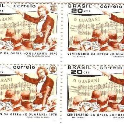 QC0667 - Centenário da Ópera "O Guarani" de Antônio Carlos Gomes - 1970 - MINT