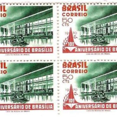 QC0670 - 10º Aniversário da Fundação de Brasília/DF - 1970 - MINT