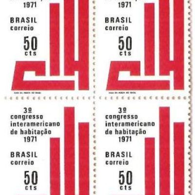 QC0693 - 3º Congresso Interamericano de Habitação - Rio de Janeiro - 1971 - MINT