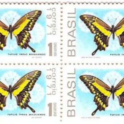 QC0696 - Promoção da Fauna Brasileira - Borboletas - 1971 - NN