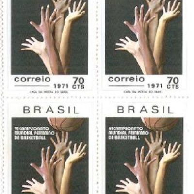 QC0698 - 6º Campeonato Mundial Feminino de Bola-ao-Cesto - 1971 - MINT