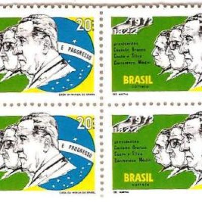 QC0726 - Homenagem aos Presidentes da Revolução de 64 - 1972 - MINT