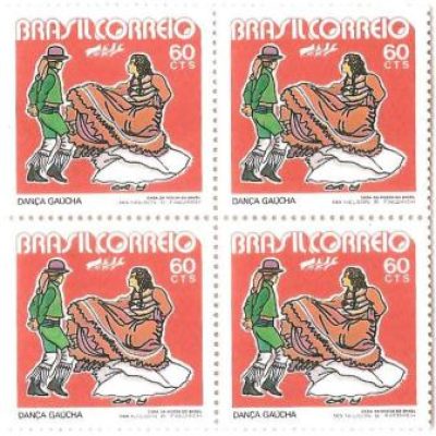 QC0745 - Promoção do Folclore Brasileiro - Dança Gaúcha - 1972 - MINT