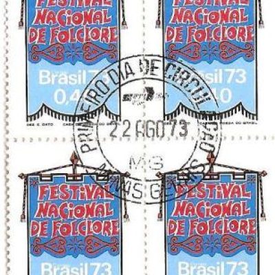 QC0798CPD - Festival Nacional do Folclore - 1973 - MINT