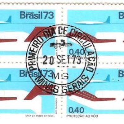 QC0802CPD - Campanha da Proteção Nacional - Proteção ao voo - 1973 - MINT