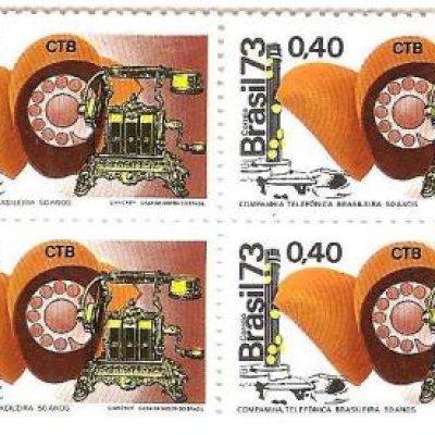 QC0817 - Cinquentenário da Companhia Telefônica - 1973 - MINT