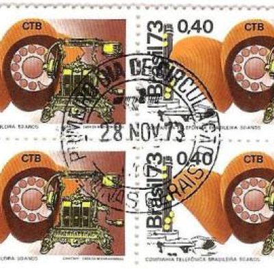 QC0817CPD - Cinquentenário da Companhia Telefônica - 1973 - MINT