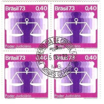 QC0823CPD - Homenagem ao Poder Judiciário - 1973 - MINT