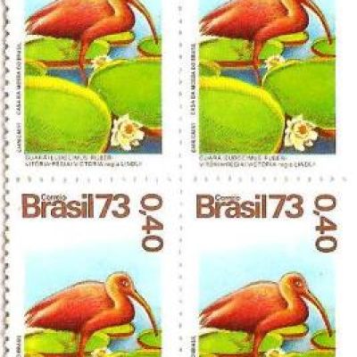 QC0825 - Flora e Fauna - Guará/Vitória Régia - 1973 - MINT