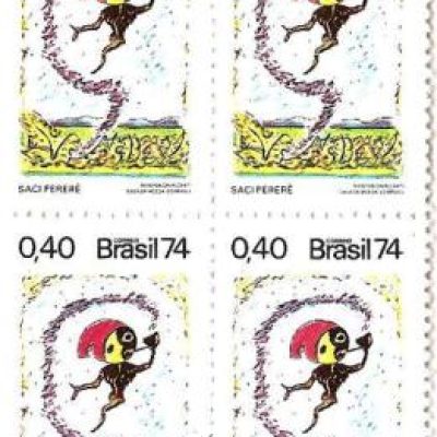 QC0829 - Divulgação das Lendas Populares Brasileiras - Saci Pererê - 1974 - MINT