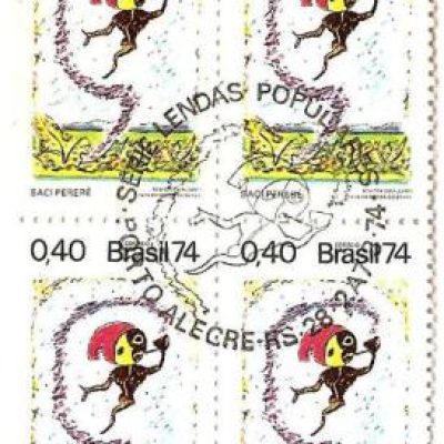 QC0829CBC - Divulgação das Lendas Populares Brasileiras - Saci Pererê - 1974 - MINT