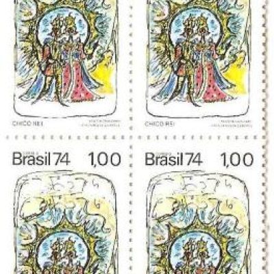 QC0831 - Divulgação das Lendas Populares Brasileiras - Chico Rei - 1974 - MINT