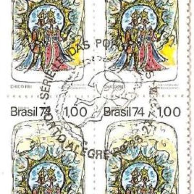 QC0831CBC - Divulgação das Lendas Populares Brasileiras - Chico Rei - 1974 - MINT