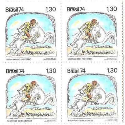 QC0832 - Divulgação das Lendas Populares Brasileiras - Negrinho - 1974 - MINT