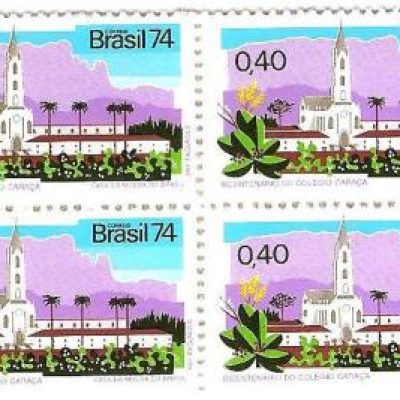 QC0849 - Bicentenário do Colégio Caraça (Santa Bárbara, MG) - 1974 - MINT