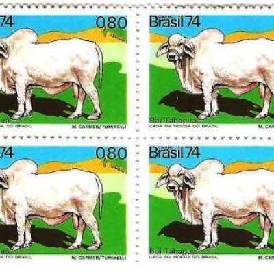 QC0864 - Animais Brasileiros - Mocho Tabapuã - 1974 - MINT
