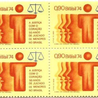 QC0870 - Cinquentenário do Juizado de Menores no Brasil - 1974 - MINT