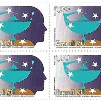 QC0947 - Cinquentenário da ABE-Associação Brasileira de Enfermagem - 1976 - MINT