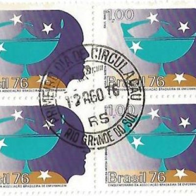 QC0947CPD - Cinquentenário da ABE-Associação Brasileira de Enfermagem - 1976 - MINT