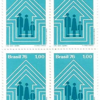 QC0952 - Homenagem ao SESC e SENAC - 1976 - MINT