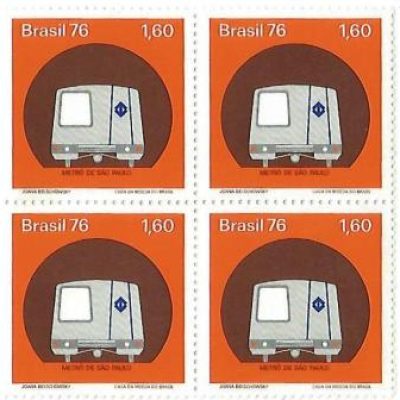 QC0955 - Metrô de São Paulo - 1976 - MINT