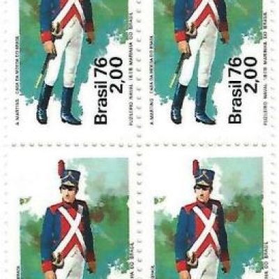 QC0970 - Homenagem à Marinha do Brasil - Fuzileiro - 1976 - MINT