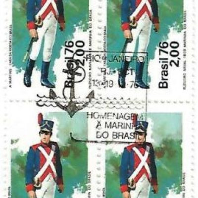 QC0970CBC - Homenagem à Marinha do Brasil - Fuzileiro - 1976 - MINT