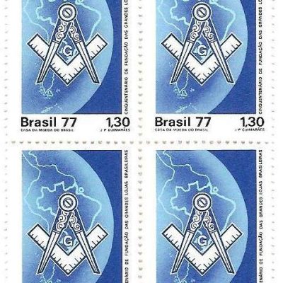 QC0996 - Cinquentenário da fundação das grandes lojas brasileiras - 1977 - MINT