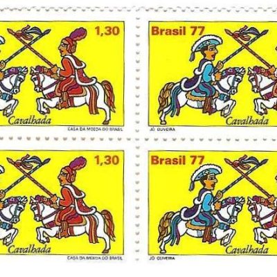 QC1000 - Folclore Brasileiro Cavalhada - Combate - 1977 - MINT