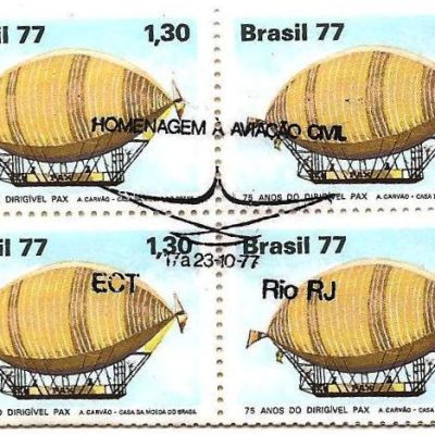 QC1010CBC - Homenagem à Aviação Civil - Dirigível Pax - 1977 - MINT
