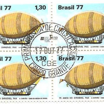 QC1010CPD - Homenagem à Aviação Civil - Dirigível Pax - 1977 - MINT
