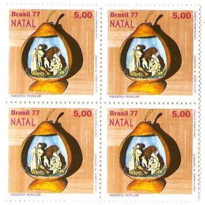 QC1015 - Natal - Presépios Populares - Natividade - 1977 - MINT