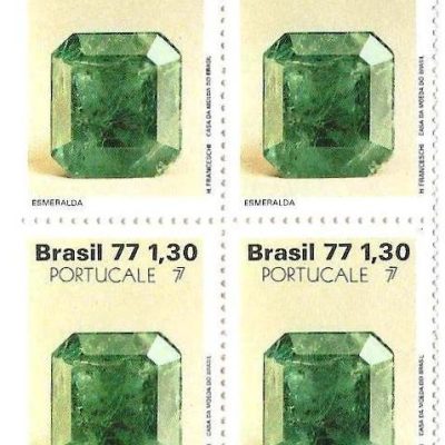 QC1017 - Pedras Preciosas Portugal e Exposição Filatélica do Porto - Esmeralda - 1977 - MINT