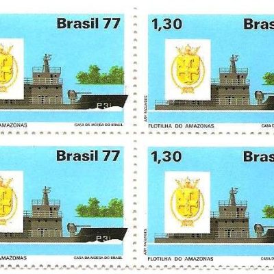 QC1021 - Integração Nacional - Flotilha do Amazonas - 1977 - MINT