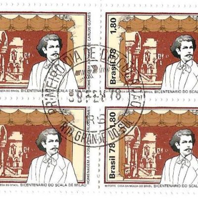 QC1029CPD - Homenagem à Fosca de Carlos Gomes, 200 Anos do Scala de Milão - 1978 - MINT