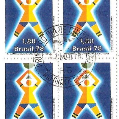QC1032CPD - XI Campeonato Mundial de Futebol Argentina - Erguendo a taça - 1978 - MINT