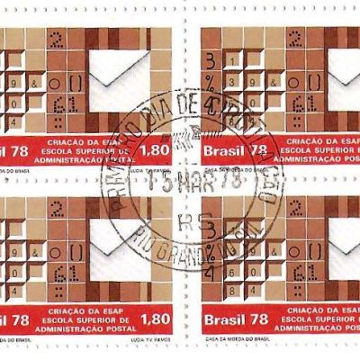 QC1033CPD - Criação da Escola Superior de Administração Postal - 1978 - MINT