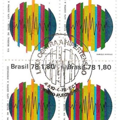QC1034CBC - Dia Mundial da Saúde - Luta contra a Hipertensão - 1978 - MINT