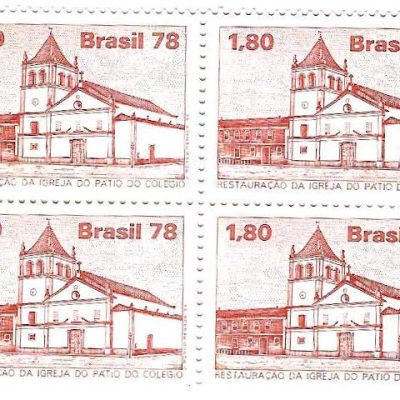 QC1050 - Restauração da Igreja do Pátio do Colégio (SP) - 1978 - MINT